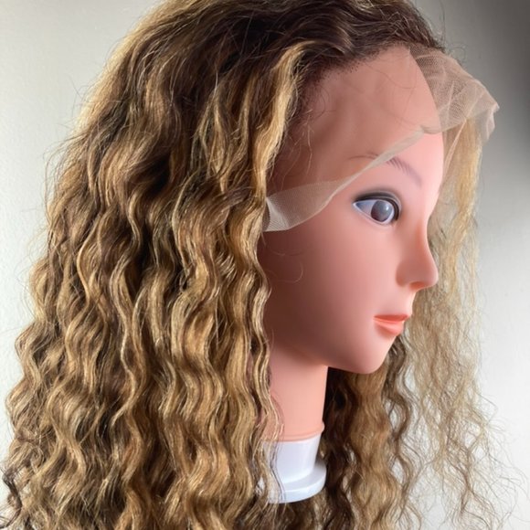 Blonde Highlight Wig-Human Hair Wig